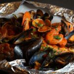 Linguine ai frutti di mare al cartoccio